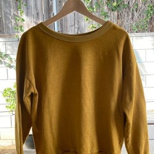 Jungmaven size L Laguna Cropped sweatshirt